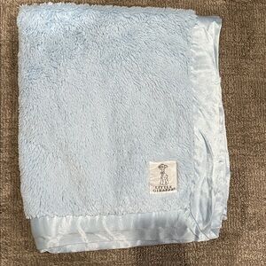 Little Giraffe baby blue blanket